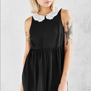 Urban Outfitters Crochet Collar Romper